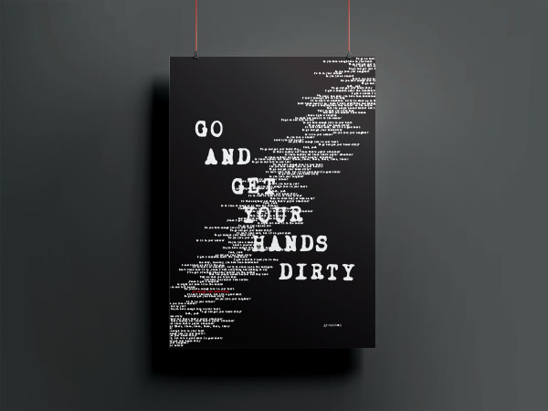 Imageposter about the song Dirty by grandson for Poster Design